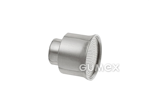 Sprinkler mit Innengewinde G 3/4", Rosetten Ø 51mm, Löcher Ø 1mm, 8bar, Leichtmetall, 
